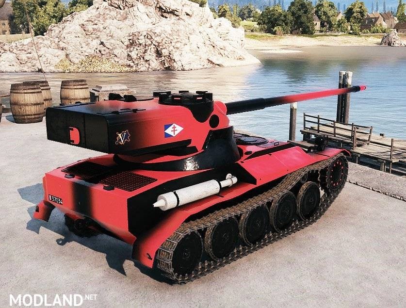 Red and Black Skin for the AMX 13 57 1.1.0 [1.1.0]